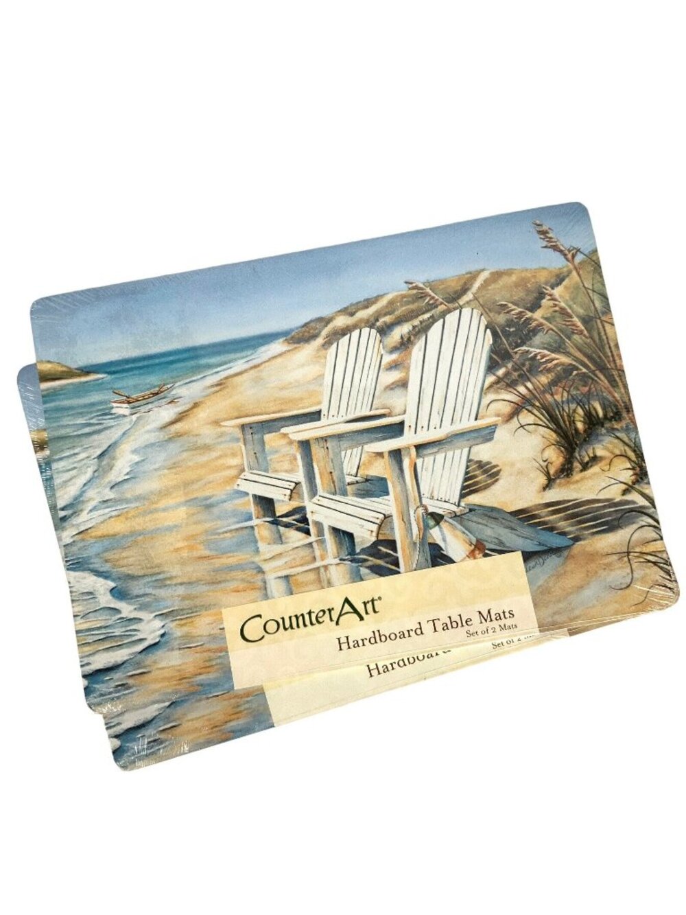 Counterart Hardboard Table Mats Set Of 4 Adirondack Beach Chairs Design